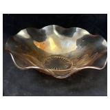 Marigold Jeanette Iris & Herring Bone 11' Bowl