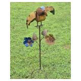 Metal Yard Art Parrot 49' tall