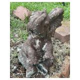 20' Concrete Elephant Damaged