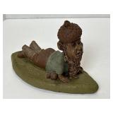 Tom Clark Gnome SLIM Signed Figurine Gym Exercise