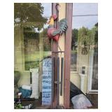 Metal Rooster Windchime 43' tall