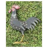 18' Metal Rooster Yard Decor