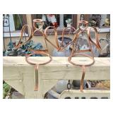 2 Metal Angel Figurine Hangers 12' tall