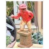 Cadt Iron Lawn Jockey Figure 10½' tall