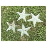 4) 12' Decorative Metal Stars