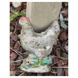 Concrete Chicken Yard Decor 7' tall
