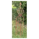 Wrought Iron Sphere Garden Decor 52'