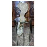 Vintage Lucite 'Faces of Love' 14' Statue on