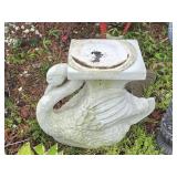 Resin Swan Plant Stand 21'W 21'T