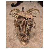 24' Gold Fabric African Angel