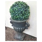 11' Planter & Artificial Plant