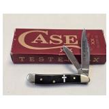 Case XX Religious Black Synthetic Smooth Peanut