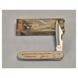 Frost Cutlery Religious Mathew 11:23 Knife