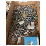 Trey containing screws, drywall screws, screw