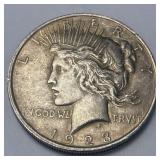1923 Silver Peace Dollar 90% Silver