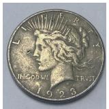1923 Silver Peace Dollar 90% Silver
