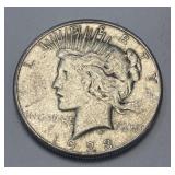 1923 Silver Peace Dollar 90% Silver