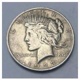 1923 Silver Peace Dollar 90% Silver