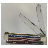 (SC) CASE XX Natural Bone Trapper Star Spangled