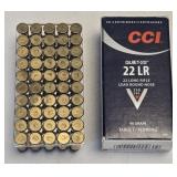 50 CCI Quiet 22 LR 710 fps