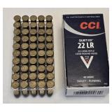 50 CCI Quiet 22 LR 710 fps
