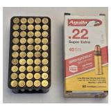 50 Aguila .22 Super Extra 40gn. 1255 fps