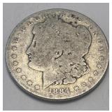 1884 Morgan Silver Dollar 90% Silver