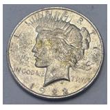 1922 Silver Peace Dollar 90% Silver