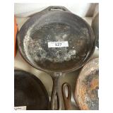 Large 12 inch cast-iron fry pan