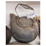 4 quart cast-iron tea kettle