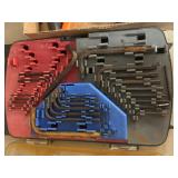 Large plastic container with Allen wrenches as