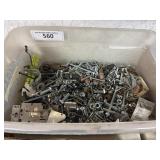 Large plastic container containing lots of