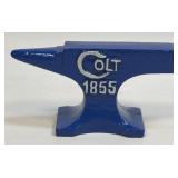 (SC) Miniature Cast Iron Anvil Colt 1855 Blue