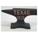 (SC) Miniature Cast Iron Anvil Texas 1836 Black