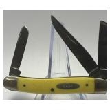Yellow Handled Case XX Medium Size Three Blade