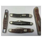 5 Assorted Pocket Knives Some Needing Repairs