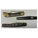 Three Assorted Pocket Knives