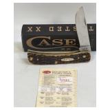 (SC) Case XX Amber Bone Peach Seed Jig Sod Buster