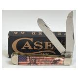 (SC) Case XX Trapper Folding Knife Patriotic