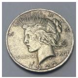 1922 Silver Peace Dollar 90% Silver