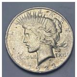 1922 Silver Peace Dollar 90% Silver