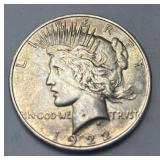 1922 Silver Peace Dollar 90% Silver