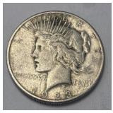 1923 Silver Peace Dollar 90% Silver