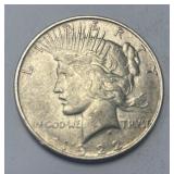 1922 Silver Peace Dollar 90% Silver