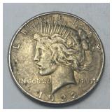 1922 Silver Peace Dollar 90% Silver