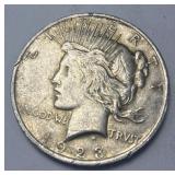 1923 Silver Peace Dollar 90% Silver