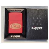 Red Matte Case XX Zippo Lighter