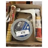 Tray Lot Containing Shelf Liner, Metal