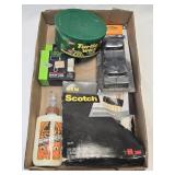 (C) Turtle Wax, Wood Glue, Tarp Clips & Building