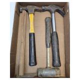(C) 3 Hammers & Homemade Tool